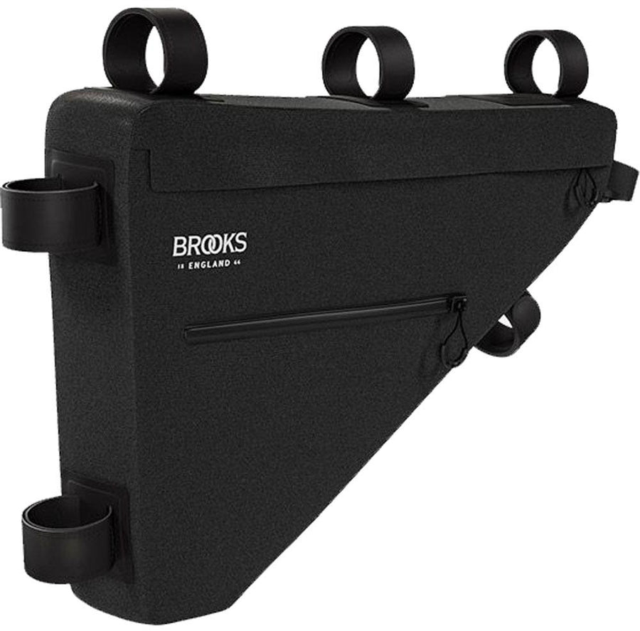 BROOKS Scape Full Frame Bag Black - wasserdichte Rahmentasche 5,5 Liter aus 600D Polyester mit Hypalon-Details - 390 g leicht, 480x60x290 mm