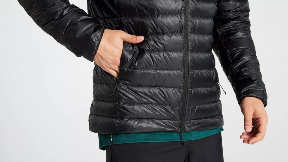 PACKABLE DOWN JACKET MEN BLK XS