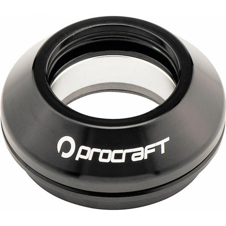 Procraft Steuersatz SIO 1 1/8" Schwarz - präzise Lenkperformance für Semi-integrierte Steuerrohre