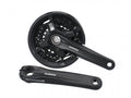 SHIMANO FC-M210-3 Kurbelgarnitur 175mm 40-30-22 Zähne - 3-fach Trekkingkurbel für Trekking- und Citybikes