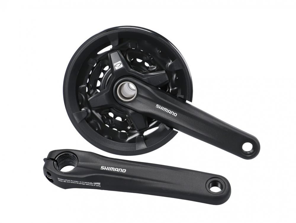 SHIMANO FC-M210-3 Kurbelgarnitur 175mm 40-30-22 Zähne - 3-fach Trekkingkurbel für Trekking- und Citybikes