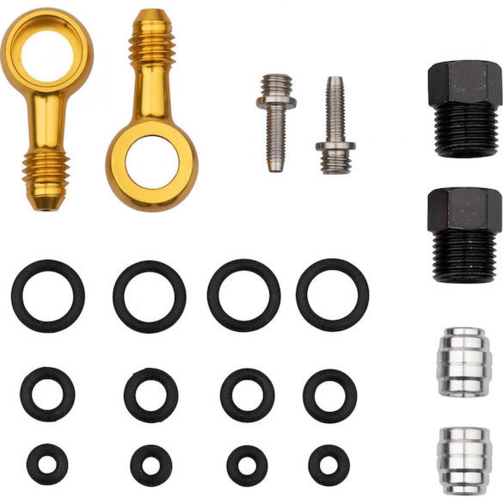 Pro Quick-fit Adapter Anschlussset Sram/avid - Schwarz/gold
