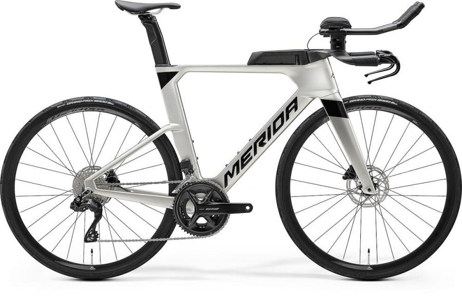 Merida TIME WARP TRI 5000 IV1 XS TITAN(BLACK) - aerodynamisches Triathlon-Zeitfahrrad