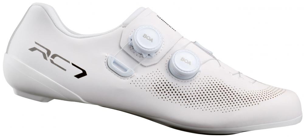 SHIMANO Fahrradschuhe RC703 Herren/Damen Road SPD-SL Fahrradschuhe Größe 47 Weiß