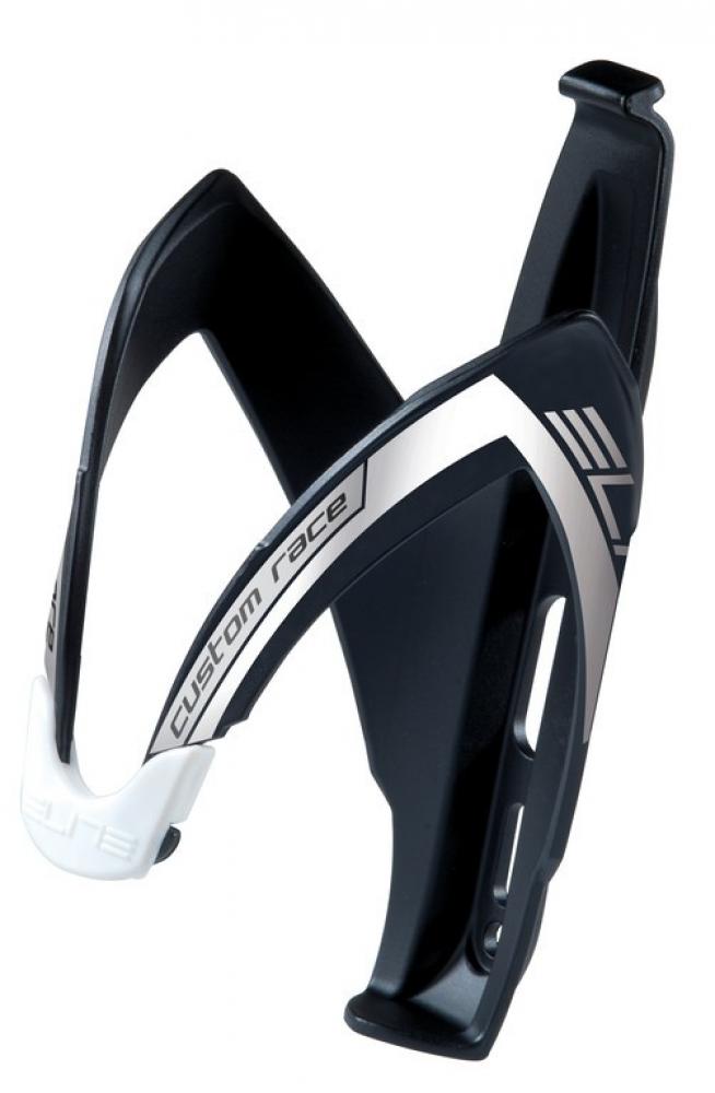 Elite Custom Race Flaschenhalter 74 mm schwarz/weiß matt