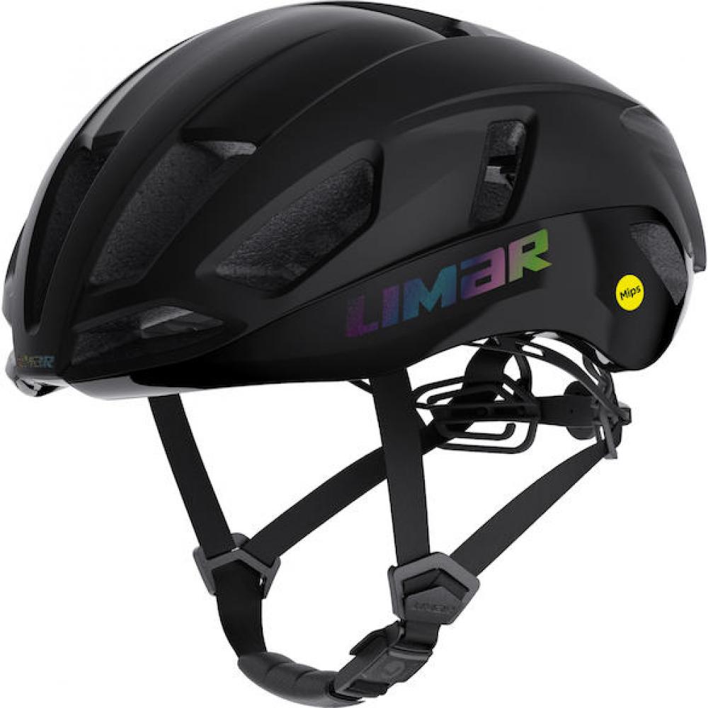 Limar Air Atlas + Mips Iridescent Matt Black M - aerodynamischer Premium-Rennradhelm