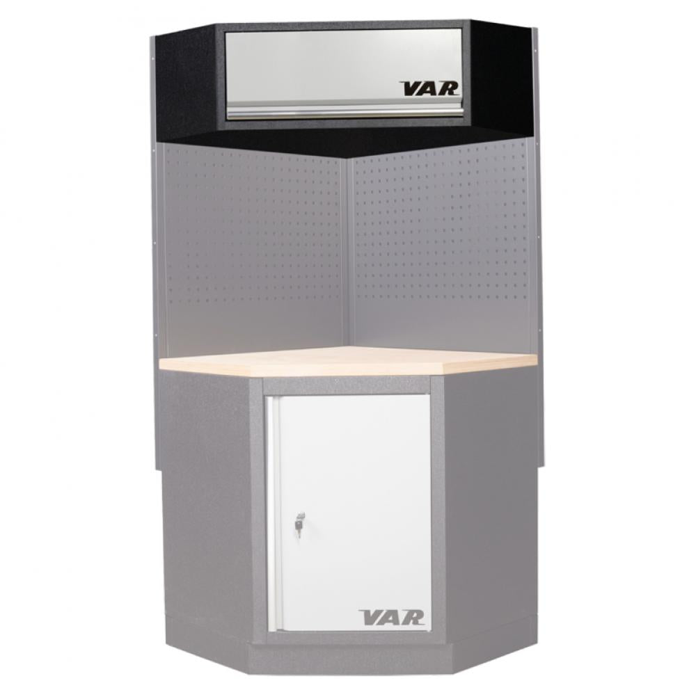 VAR Eckwandschrank MO-52222 865 x 865 x 350 mm - modularer Werkstatt-Eckschrank