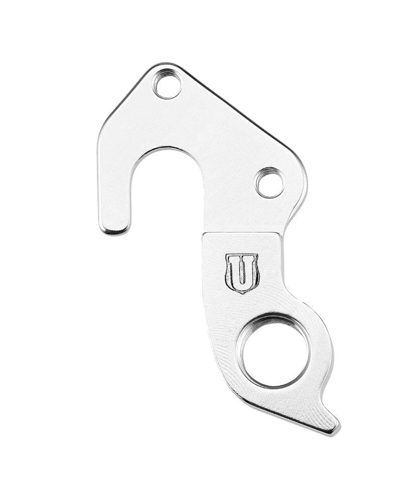 MARWI Schaltauge GH-266 aus silbernem Aluminium mit Schrauben, kompatibel mit Focus, Kalkhoff, Raleigh, Univega, Ortler.