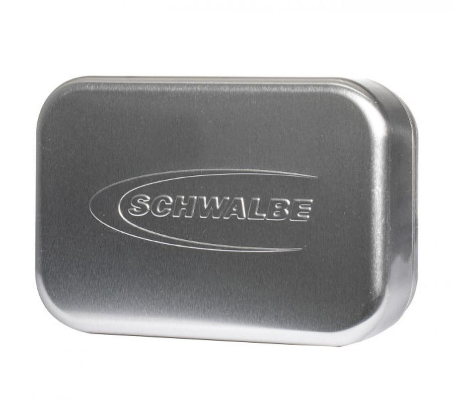 Schwalbe BIKE SOAP Alu-Box 3-teilig - kompakte Pflegebox für unterwegs