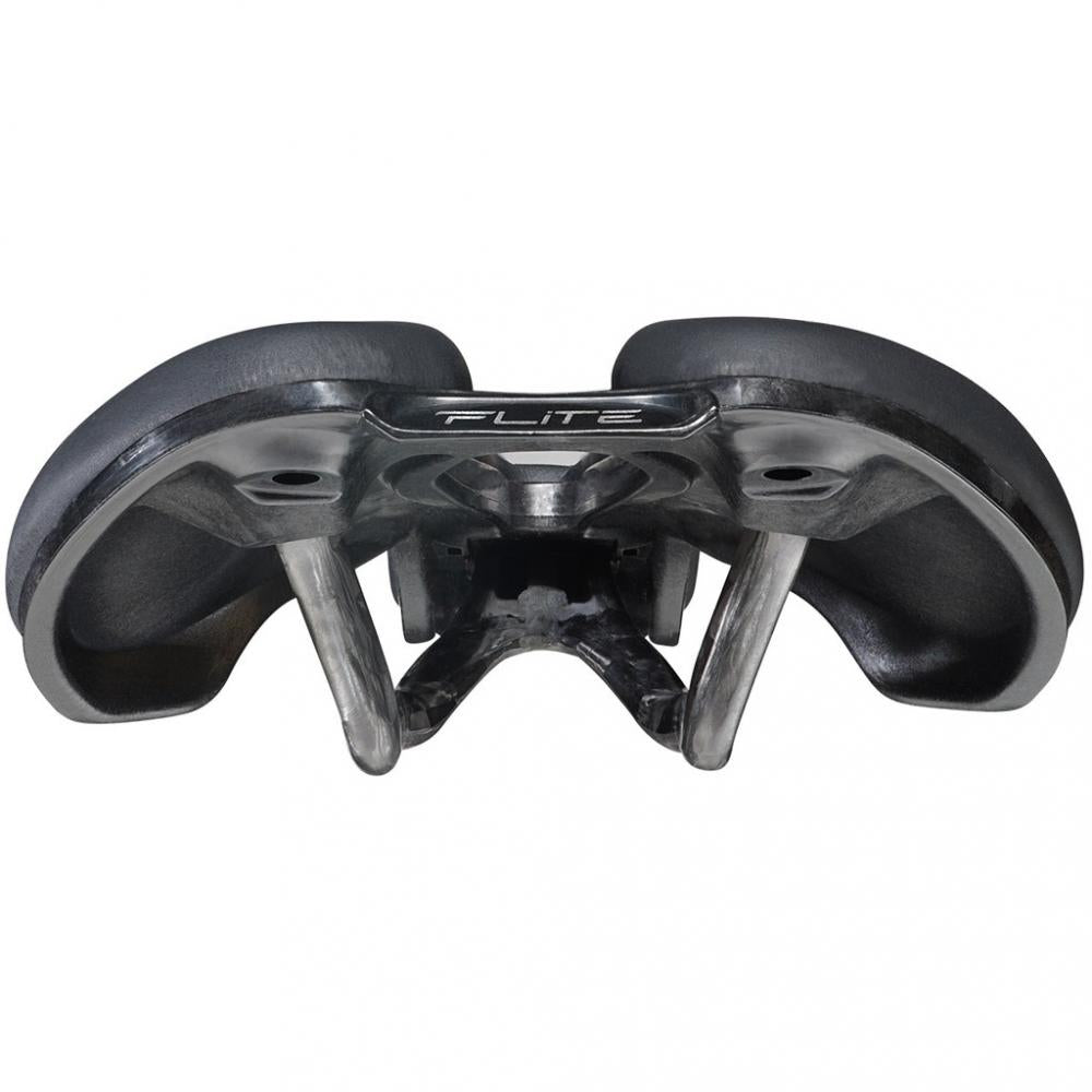 Selle Italia Flite Boost Superflow S3 schwarz - Rennradsattel mit Carbonio-Kit-Schale, TI 316-Gestell, Superflow-Aussparung für Druckentlastung