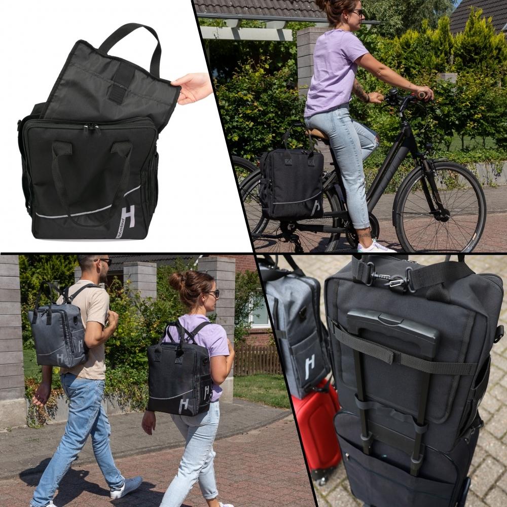 Haberland More Than Work Bike-Rucksack 16 l KLICKfix schwarz