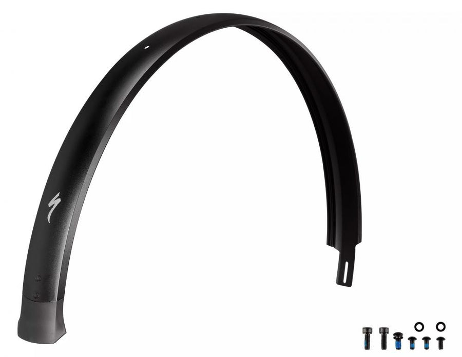 TERO Schutzblech hinten 29 Zoll - Aluminium Fender 65mm breit mit Montagematerial - Fahrradpflege