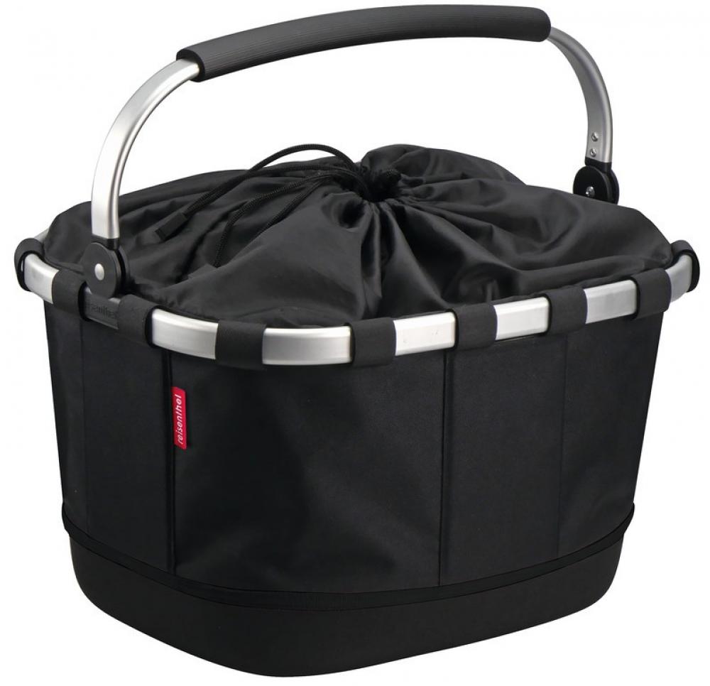 KLICKfix Fahrradkorb Carrybag GT schwarz für Racktime 42x28x33 cm