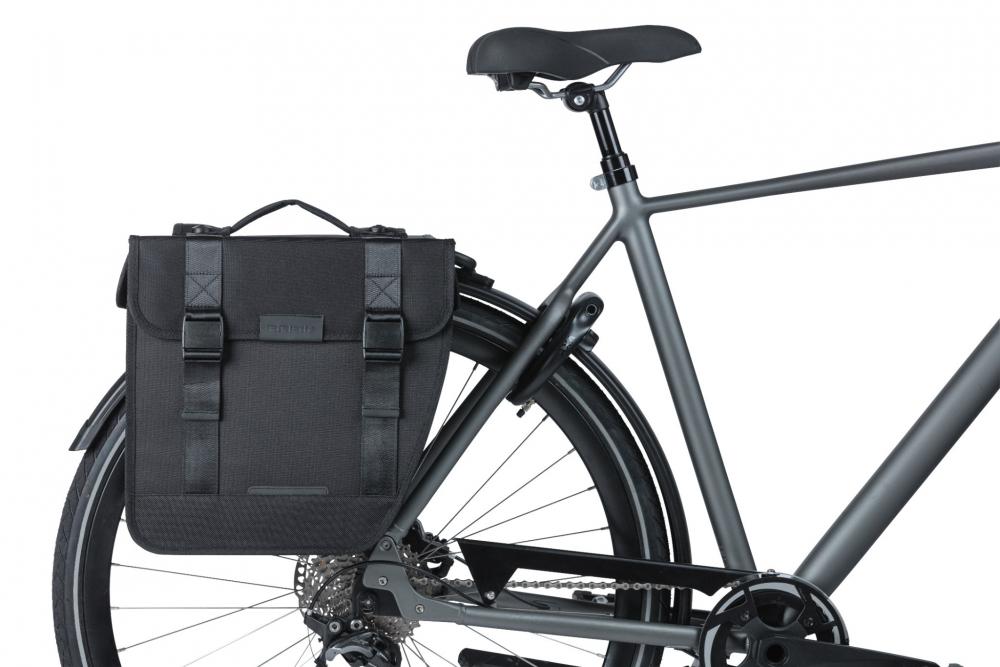 Basil Tour MIK Doppelfahrradtasche - 28 Liter Schwarz