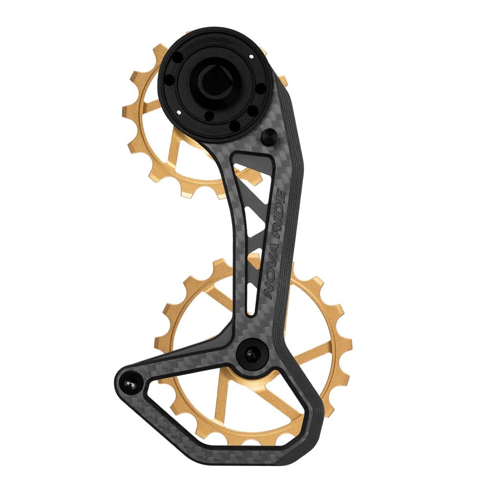 Nova Ride CCD EVO 12s Schaltwerkskäfig Gold - Shimano Ultegra/Dura-Ace 12-fach