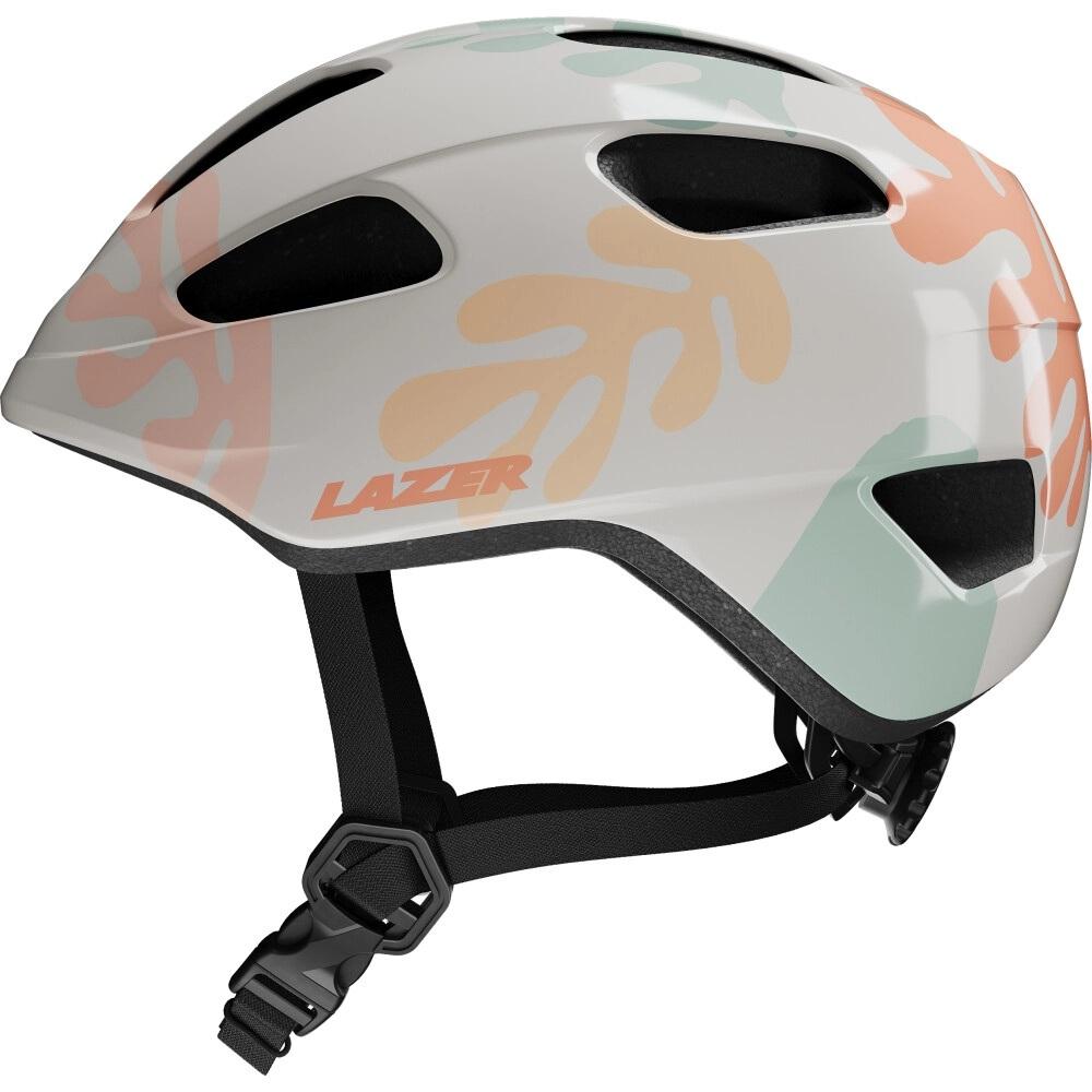 LAZER Nutz KinetiCore 2.0 Kinder-Fahrradhelm Orange Leaves - sicher & leicht