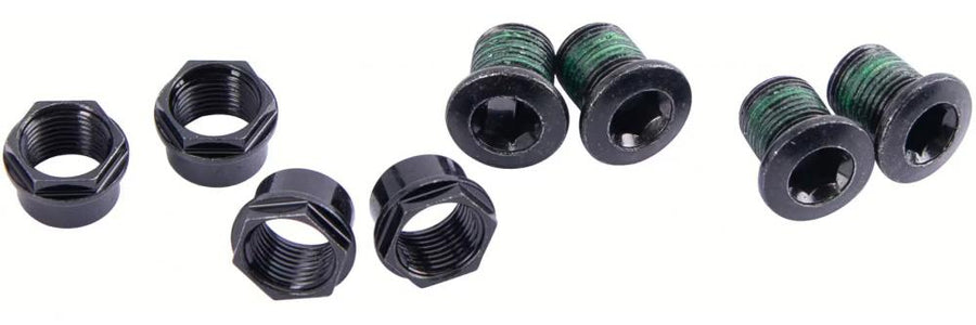 SRAM Kettenblattschrauben-Set 4-Arm Long Steel Black eMTB (104BCD) - Chainring Bolt Kit