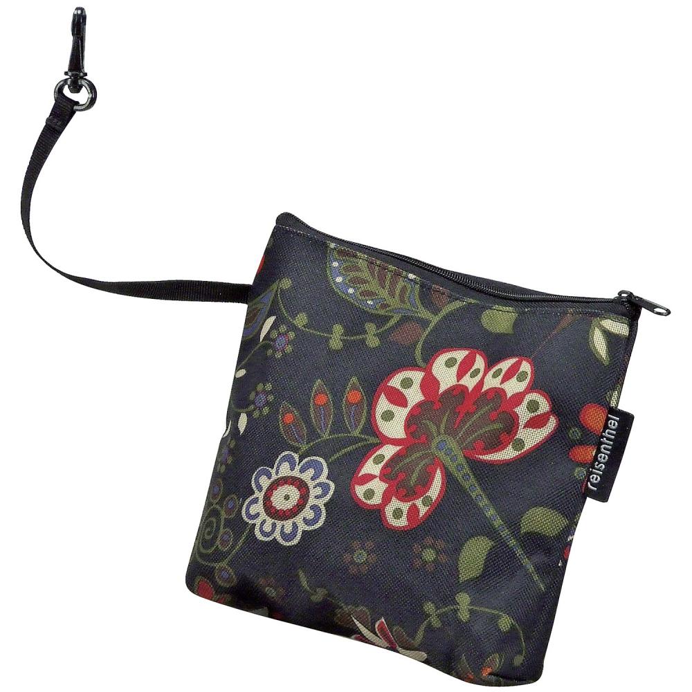 KLICKfix Fahrradkorb Fahrradtasche Bikebasket Reisenthel folklore schwarz 28x26x35 cm