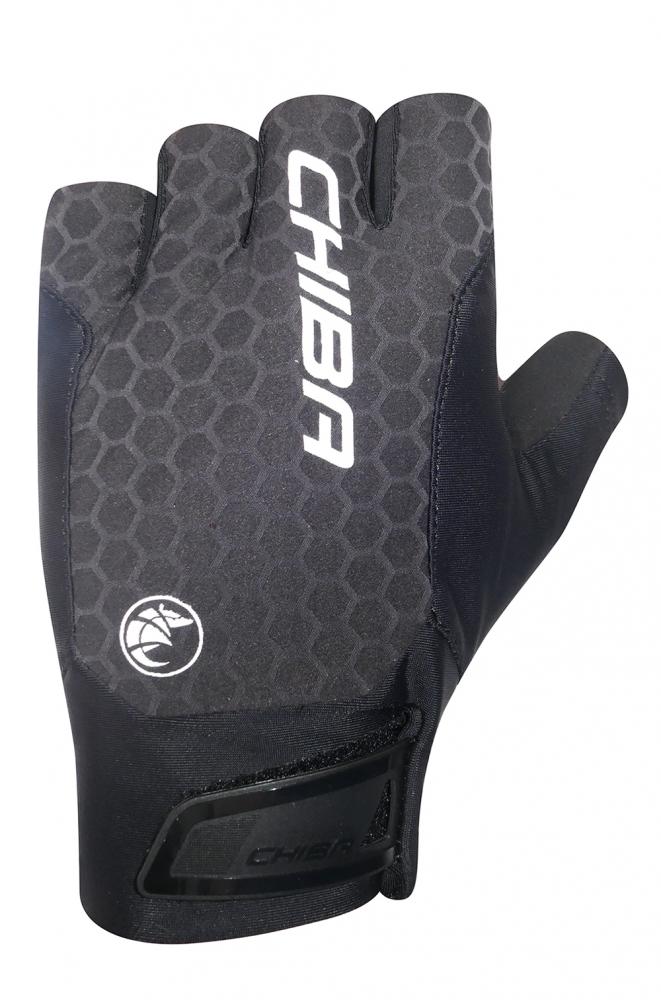 CHIBA Pure Race II - Radhandschuhe schwarz, Größe L, atmungsaktiv, leicht, ohne Klett