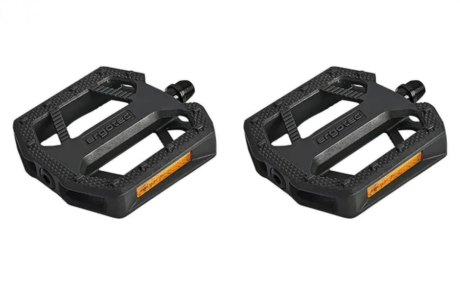 ergotec Pedale EP-M 9/16 schwarz Polypropylen rutschfest 110x108 mm robust
