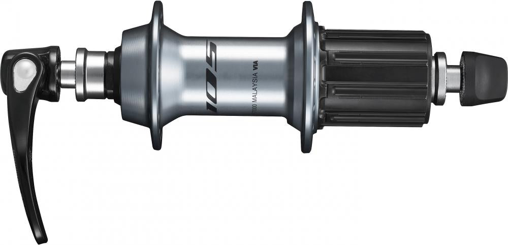 SHIMANO Hinterradnabe 105 FH-R7000 Hinterradnabe 36 Loch Schnellspanner Silber