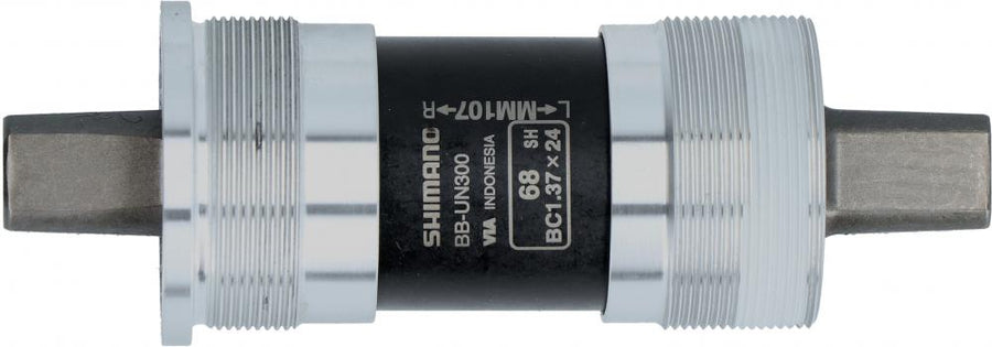 Shimano BB-UN300 Vierkant-Innenlager 68/107mm BSA für Fahrräder.