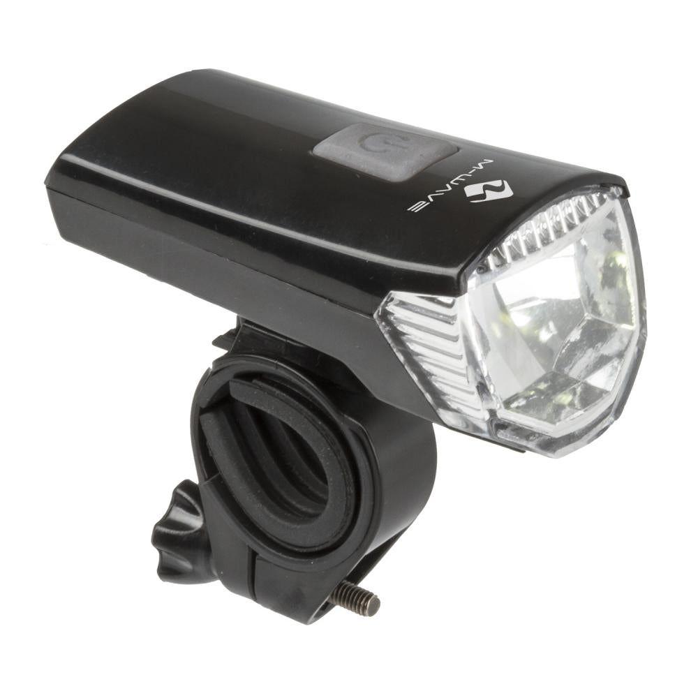 M-WAVE Akku-Beleuchtungsset ATLAS K 11 USB schwarz 28 lx