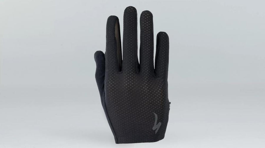 Specialized BG GRAIL Handschuh LF BLK S BLACK - ergonomischer MTB Langfinger Handschuh S - Bekleidung