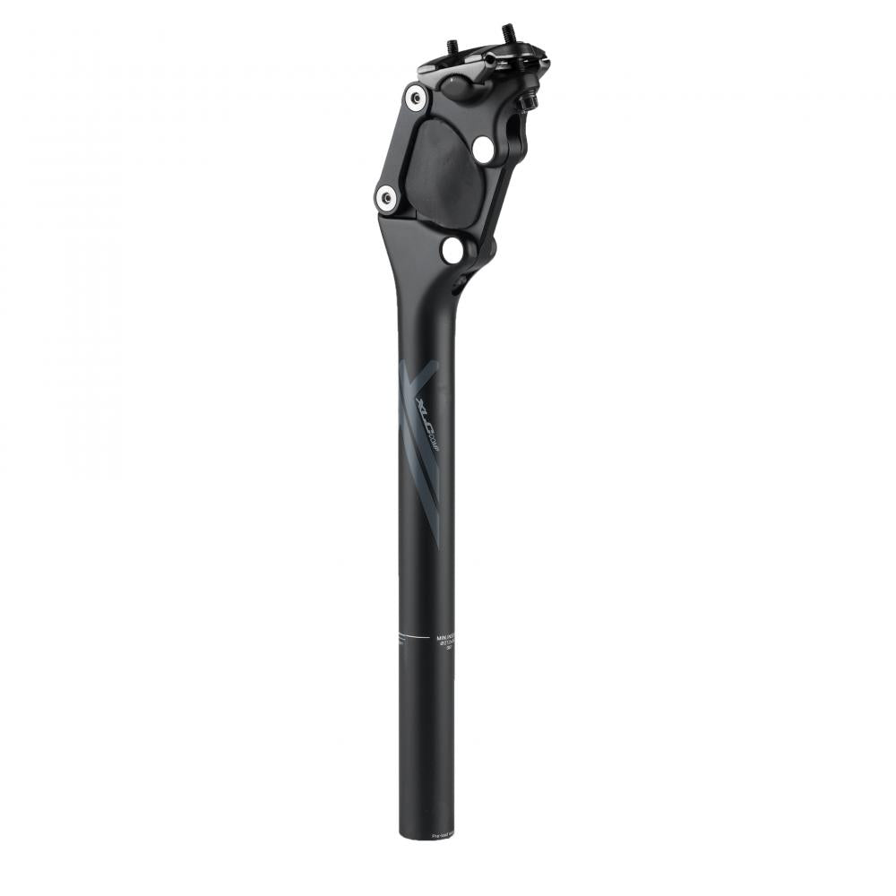 Federsattelstütze Comp Sp‑s07, Durchmesser 31,6 Mm, Länge 350 Mm, Schwarz, Für 100‑120 Kg Fahrergewicht, Dämpfende Federung Für Komfortable Fahrten