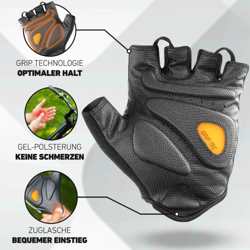 Valkental Handschuhe BikeRider Advanced Gr. L grau