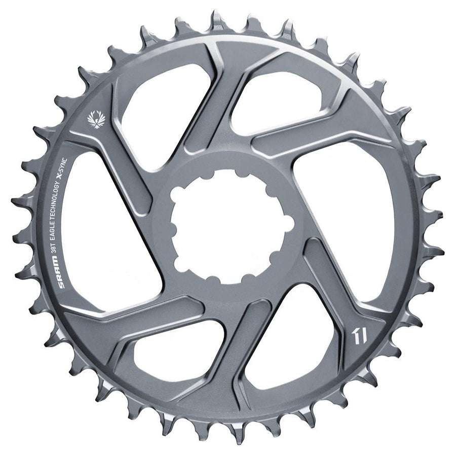 SRAM Kettenblatt X-Sync 2 Eagle 30T, 6 mm, grau - leiser, effizienter Antrieb für Eagle 12-fach