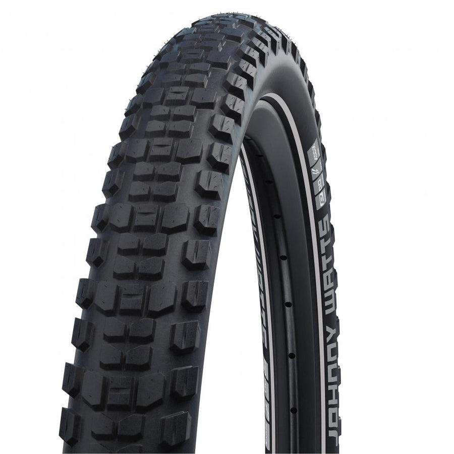 Schwalbe Johnny Watts 27.5x2.60 65-584 E-Bike Reifen mit Reflex - Drahtversion E-50 - Fahrradreifen