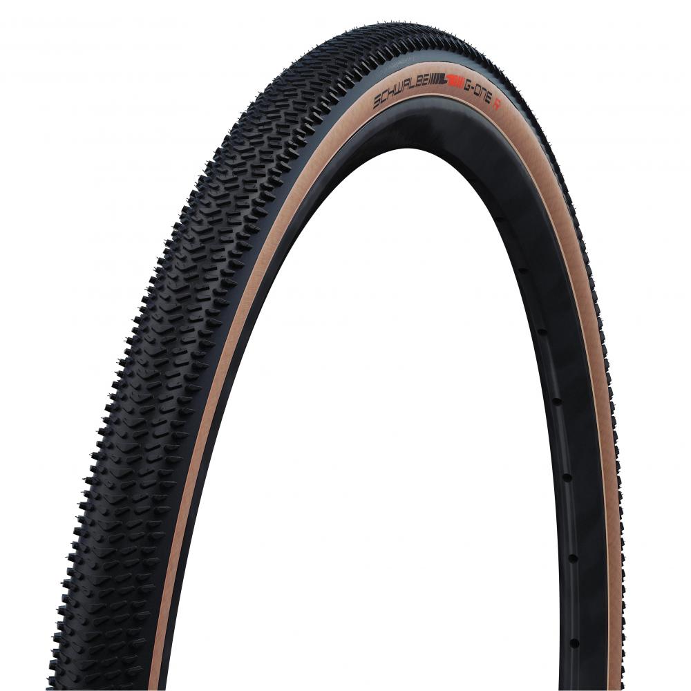 Schwalbe G-One R 28x1.70" (45-622) Evo Super Race TLE E-25 HS610, Addix Race Compound, transparent Skin, 520g, max. 4.0 Bar, für Gravel und Asphalt