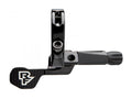 Race Face Turbine R Remote Hebel, schwarz, mit RF-Logo für präzise Dropper-Post-Steuerung.