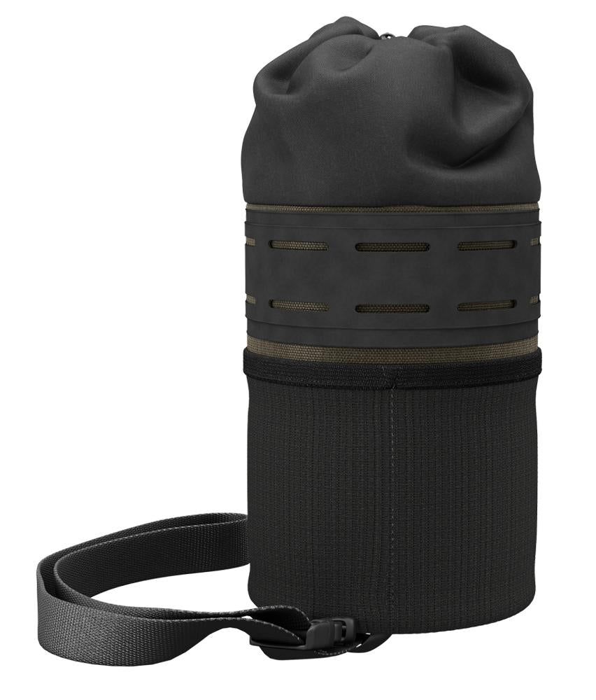 BROOKS Scape Feed Pouch Mud Green - wasserdichte Lenkertasche 1,2 Liter aus 600D Polyester mit Hypalon-Details - 100 g leicht, 100x100x160 mm