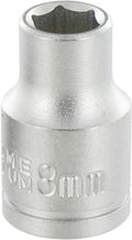 VAR Stecknuss-Einsatz 3/8" DV-10900 8 mm - präziser 8 mm Einsatz für Drehmomentschlüssel