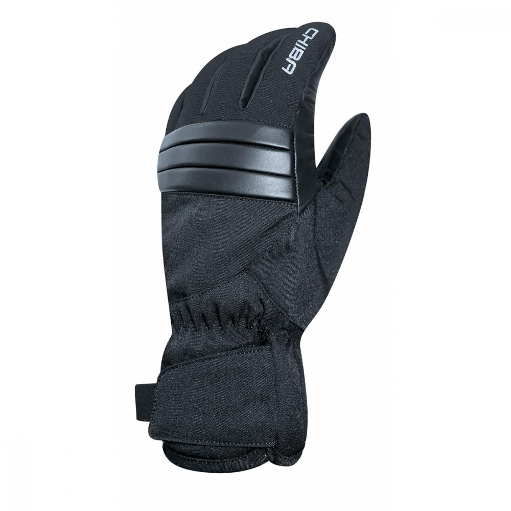 CHIBA Lake Placid - wasserdichte Winter-Radhandschuhe, schwarz, Größe 9