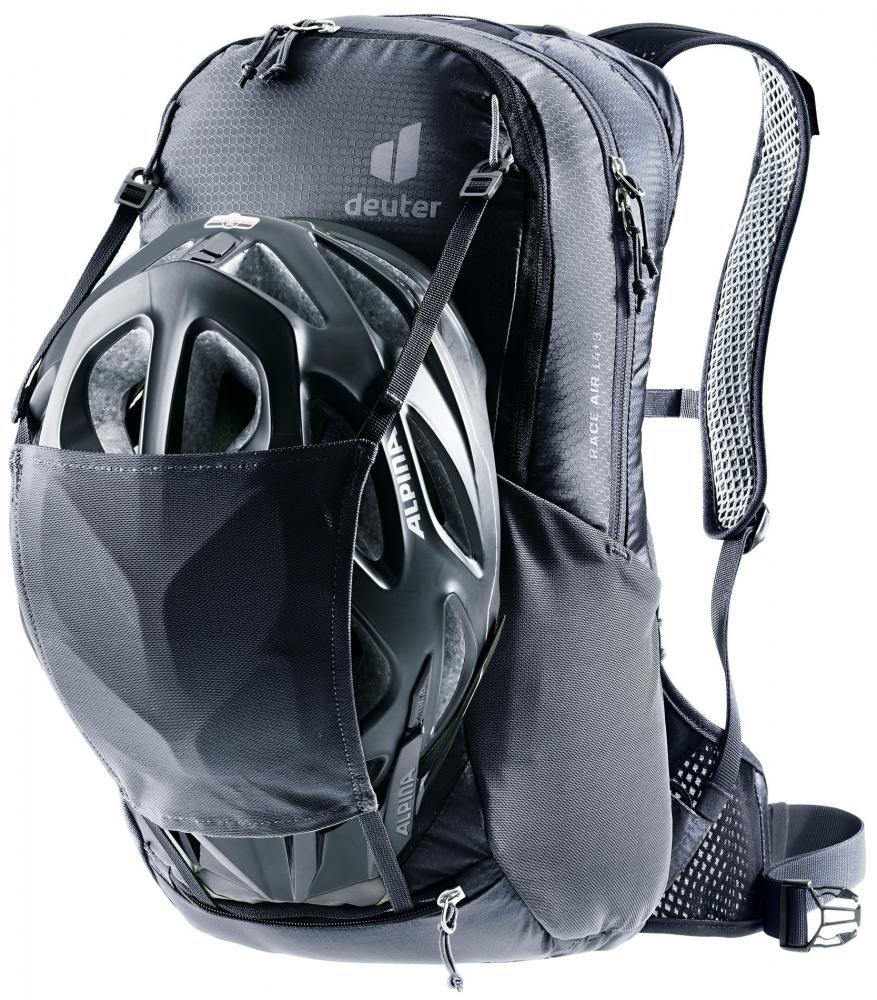Deuter Race Air 14+3 Fahrradrucksack 14 Liter Black - Extrem leichter Bike-Rucksack mit Aircomfort