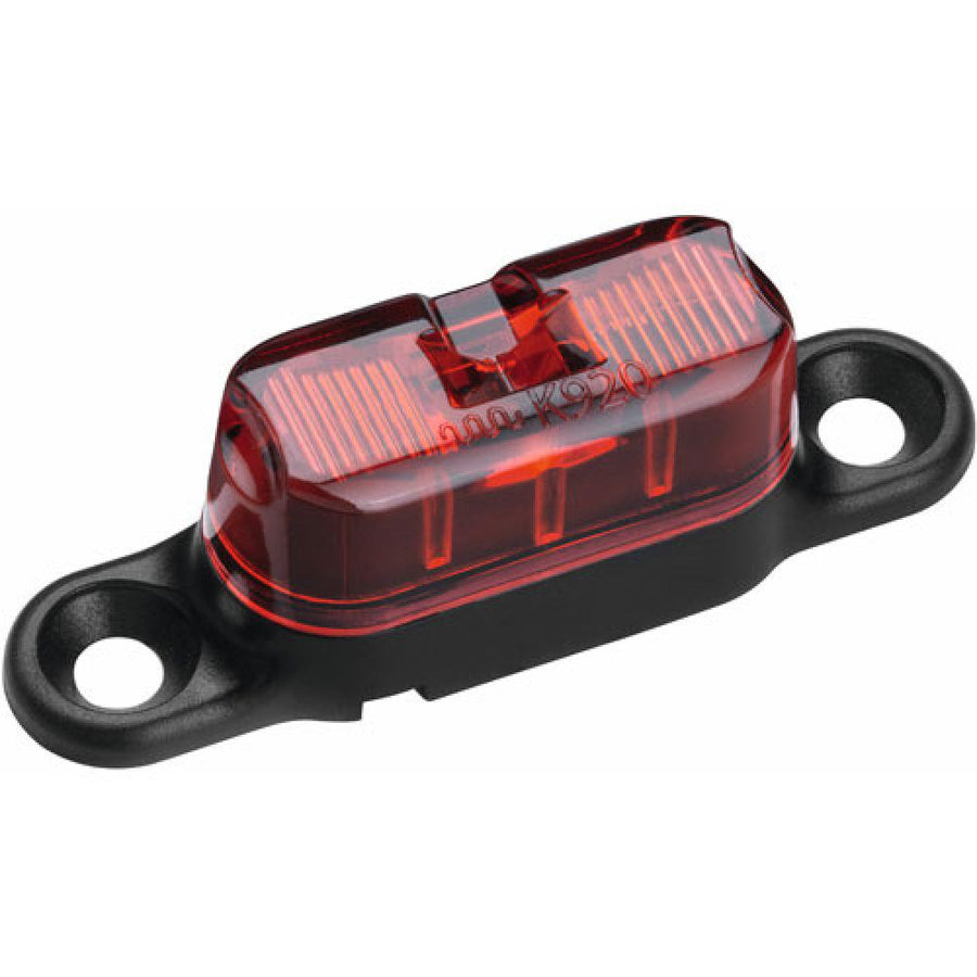Busch & Müller Toplight Line Small LED-Rücklicht für E-Bikes, LineTec-Technologie, Standlicht, 50 mm Bolzenabstand, StVZO-zugelassen, für Gepäckträgermontage