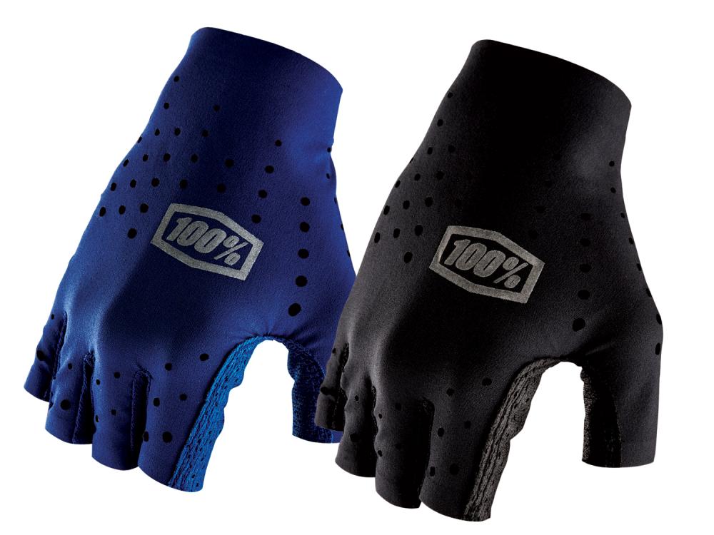 100% Sling Short Finger Gloves S black - ultraleichte, atmungsaktive Bike-Handschuhe
