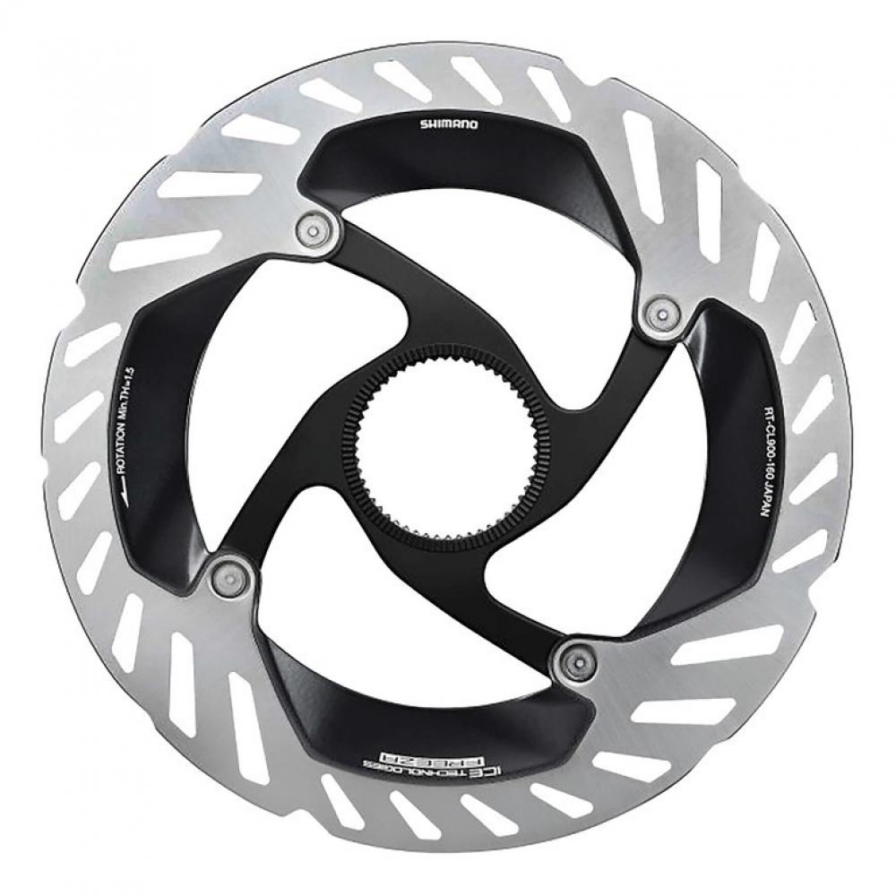 SHIMANO Bremsscheibe RT-CL900 160mm, Verschlussring mit Innenverzahnung Bremsscheibe - 160mm