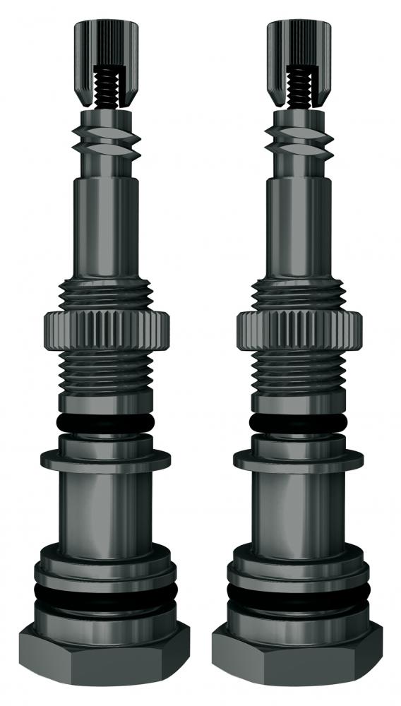 SKS AIRSPY Adapter Set SV 2 robuste Aluminium-Adapter für Sclaverand-Ventile, kompatibel mit dem SKS AIRSPY Luftdrucksensor