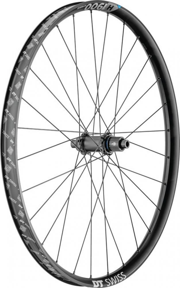 DT Swiss Laufrad H 1900 SPLINE 27,5" 584 x 35 mm schwarz - robustes eMTB-Hinterrad