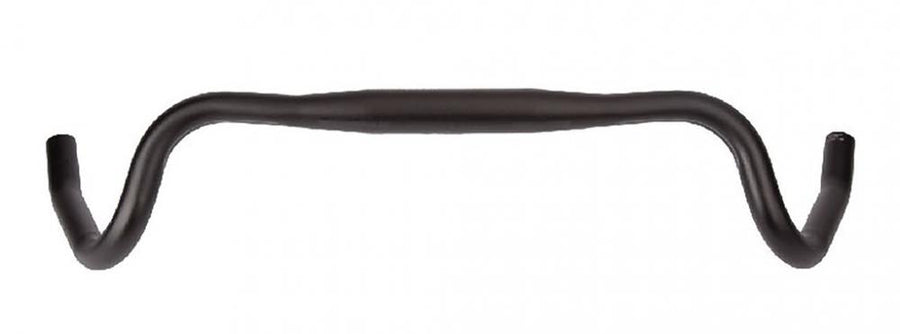 ergotec Gravel Lenker 31 schwarz sandgestrahlt - stabiler Dropbar für Gravel & Reise