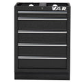 VAR Schubladenschrank MO-52604 680 x 458 Black Edition - robuster Werkstatt-Schrank mit kugelgelagerten Schubladen