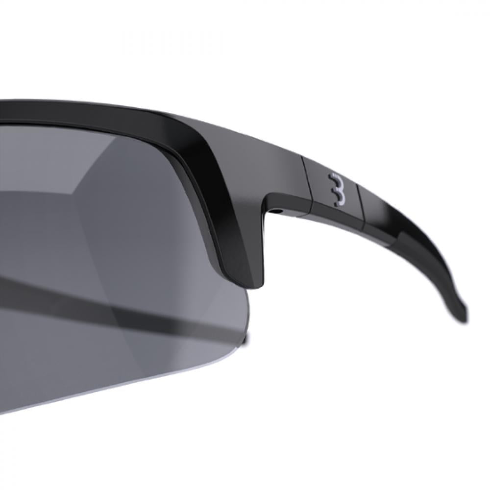 BBB Cycling Sportbrille Comet smoke flash mirror Einheitsgröße glossy - moderner Rundumschutz