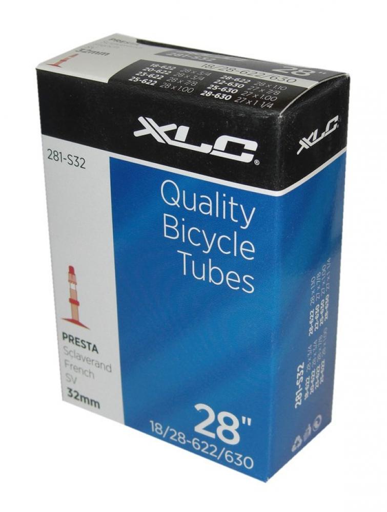 XLC Fahrradschlauch für 700x18/28C (18/28-622/630) mit SV 32mm Ventil.