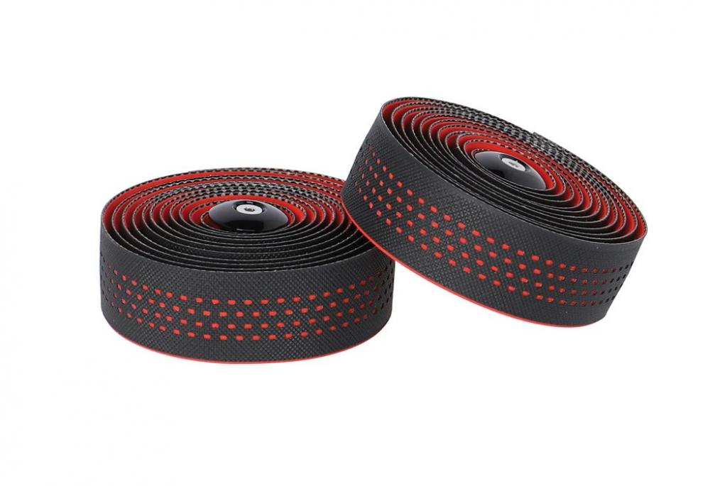 Ergotec Polster-Lenkerbandset San Remo sz/rot 2000 mm lg. brt. 30 mm