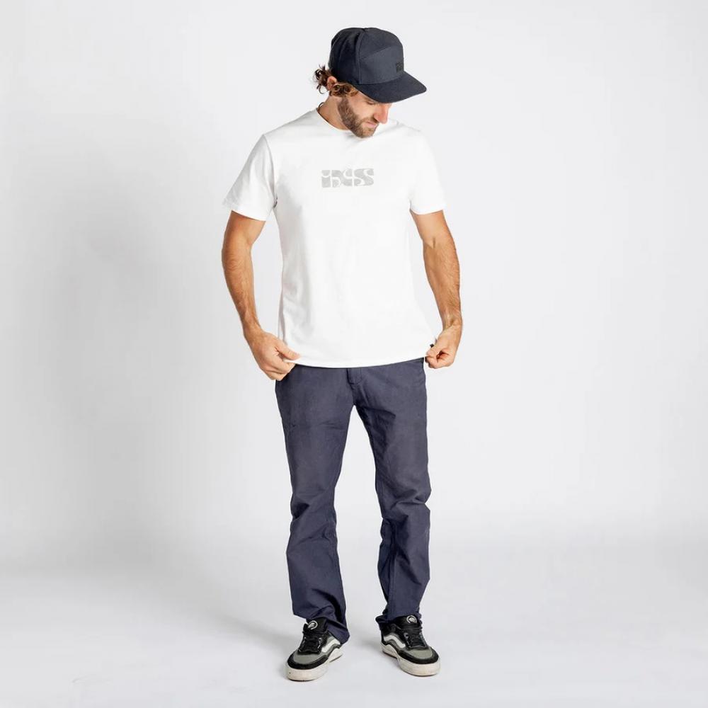 IXS Sports Division iXS Brand organic 2.0 tee L Off White - bequemes Bio-Casual-Shirt