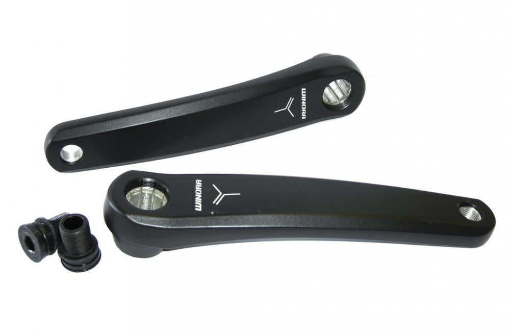 Miranda Kurbelset, Pw-x, 170mm, Isis Schwarz, Logo